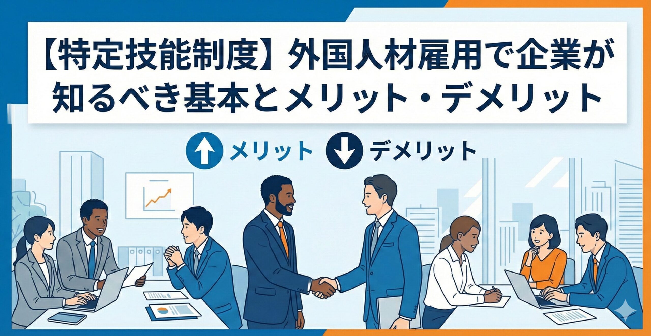 【特定技能制度】外国人材雇用で企業が知るべき基本とメリット・デメリット