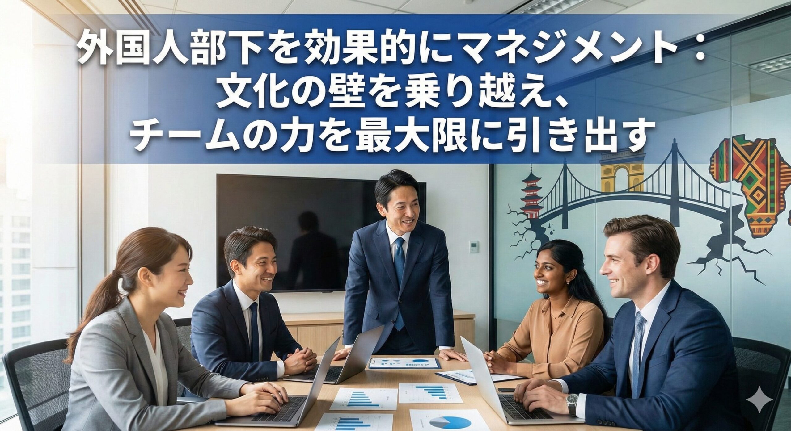 外国人部下を効果的にマネジメント：文化の壁を乗り越え、チームの力を最大限に引き出す