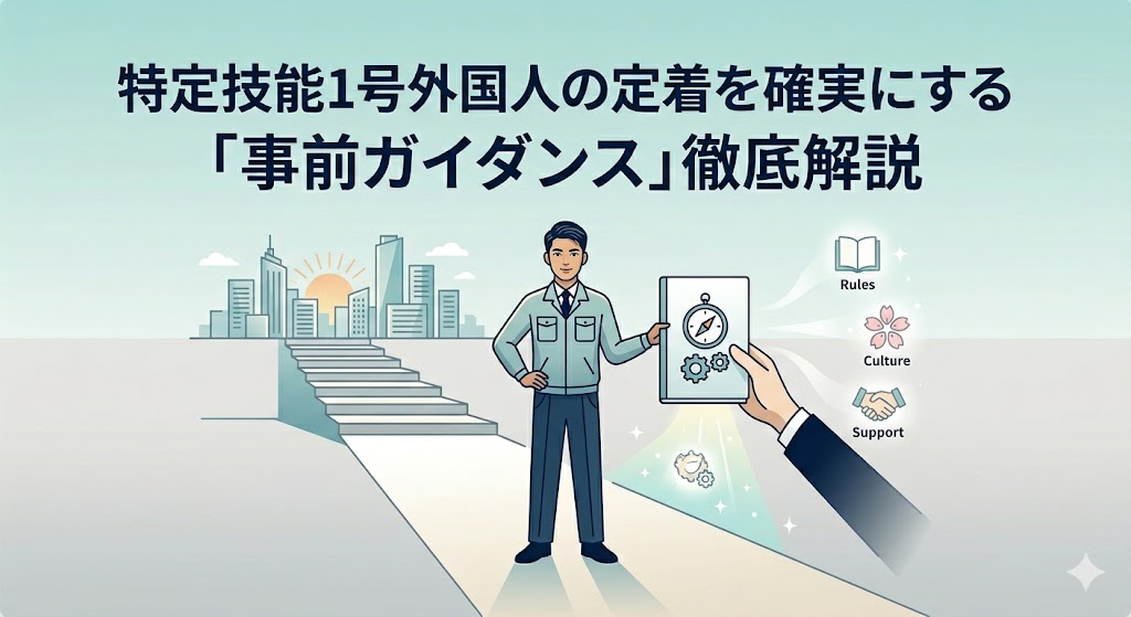特定技能1号外国人の定着を確実にする「事前ガイダンス」徹底解説