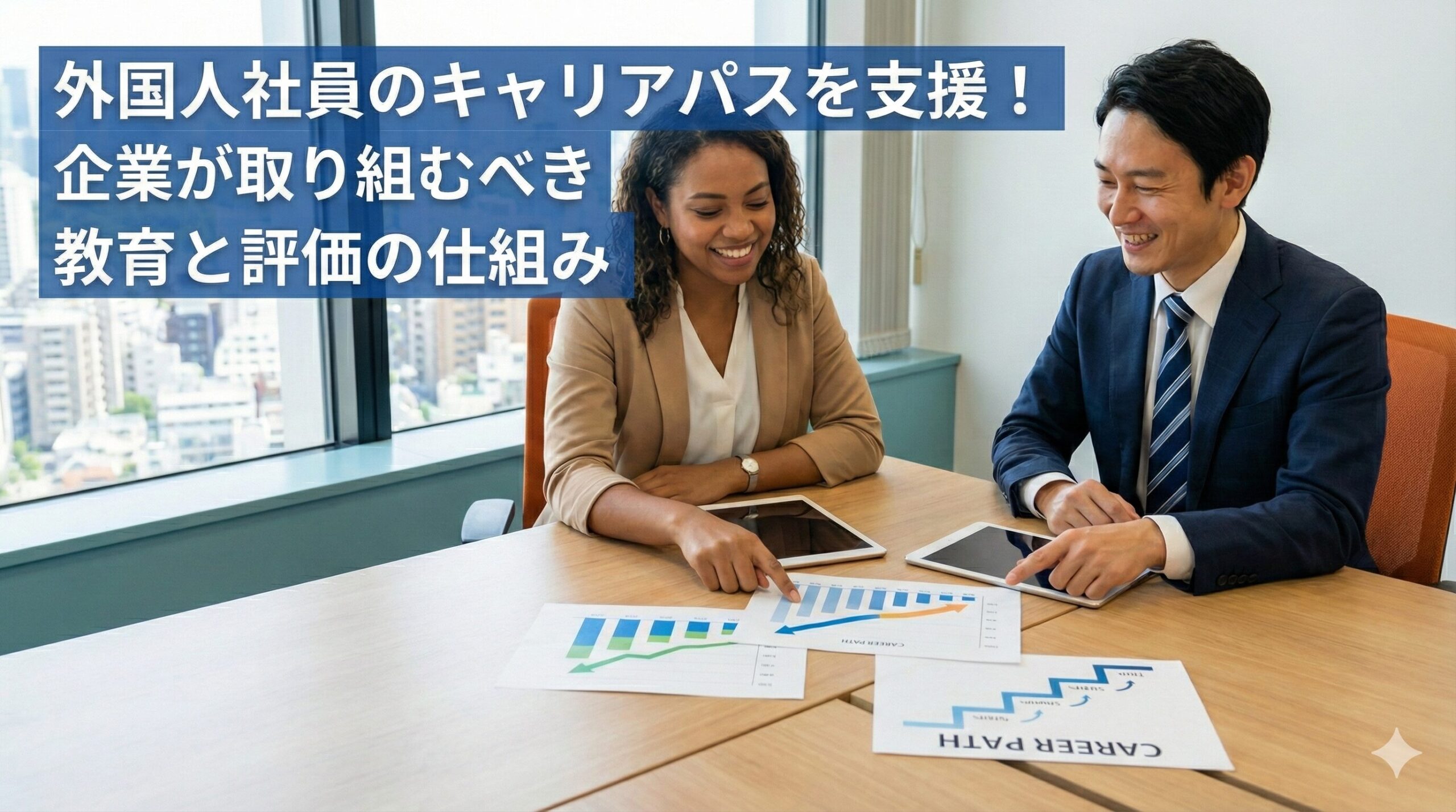 外国人社員のキャリアパス設計を支援！企業が取り組むべき教育と評価の仕組み